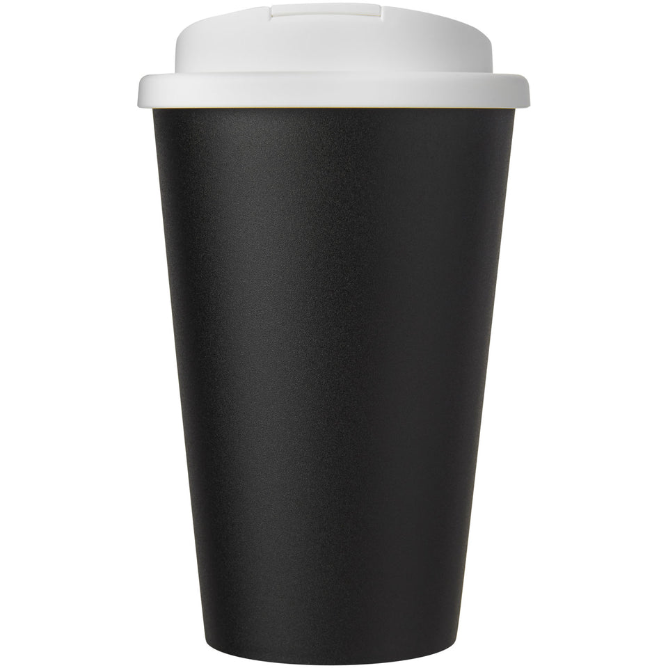 Tazza Americano® Eco da 350 ml in materiale riciclato e con coperchio ermetico personalizzato con logo - Pubblienne