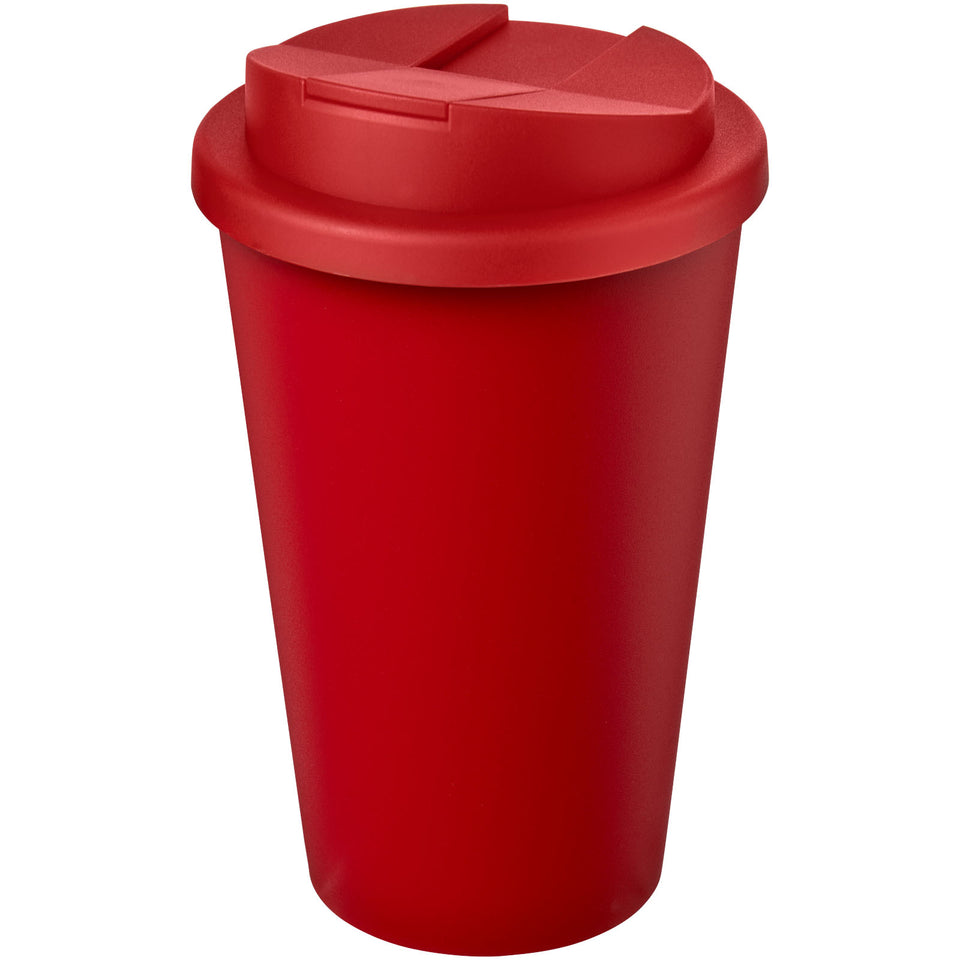 Tazza Americano® Eco da 350 ml in materiale riciclato e con coperchio ermetico personalizzato con logo - Pubblienne