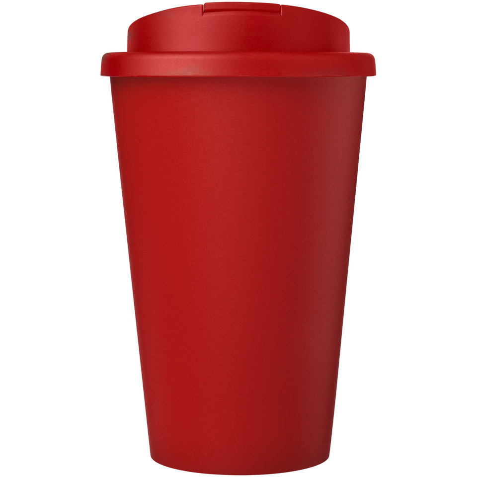 Tazza Americano® Eco da 350 ml in materiale riciclato e con coperchio ermetico personalizzato con logo - Pubblienne