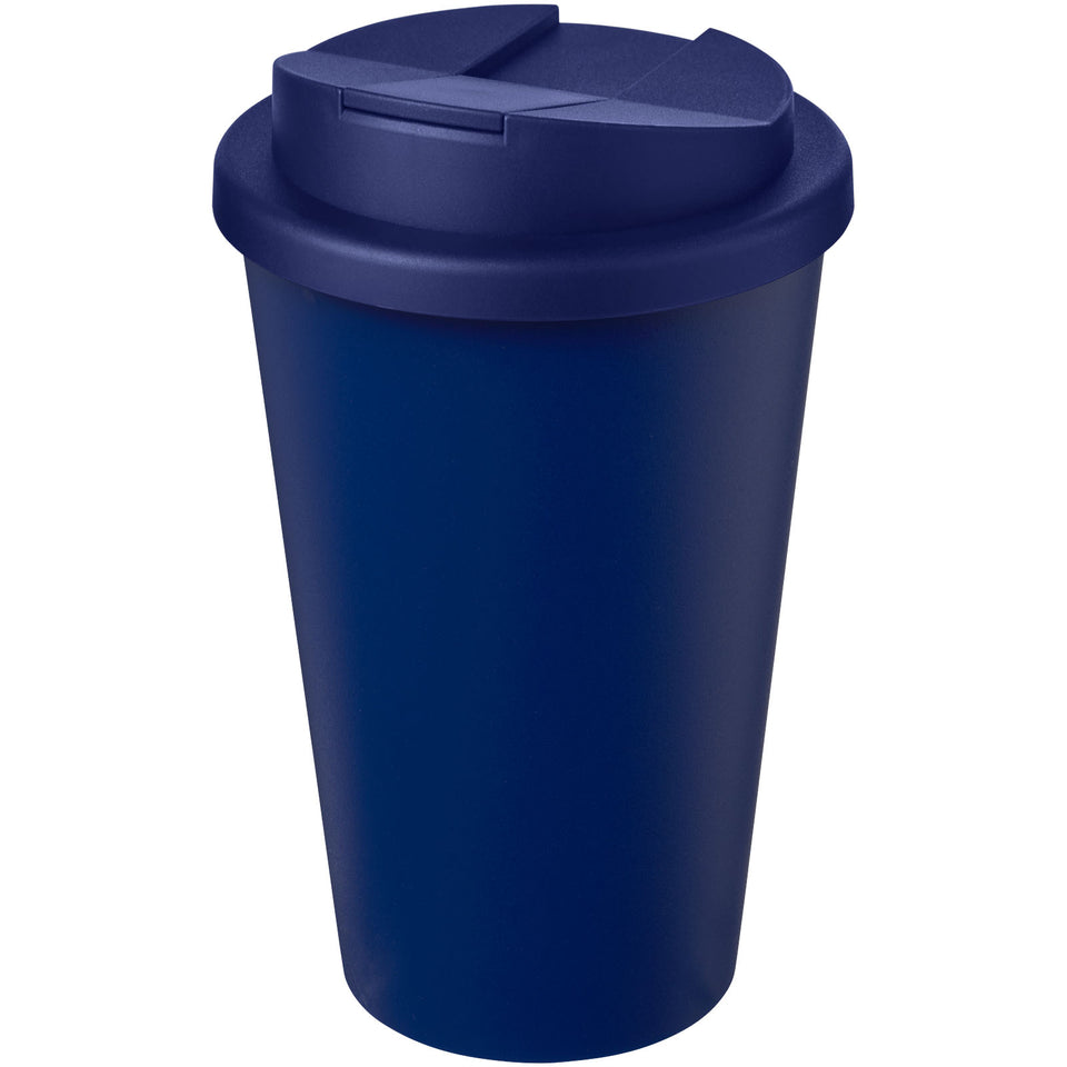 Tazza Americano® Eco da 350 ml in materiale riciclato e con coperchio ermetico personalizzato con logo - Pubblienne