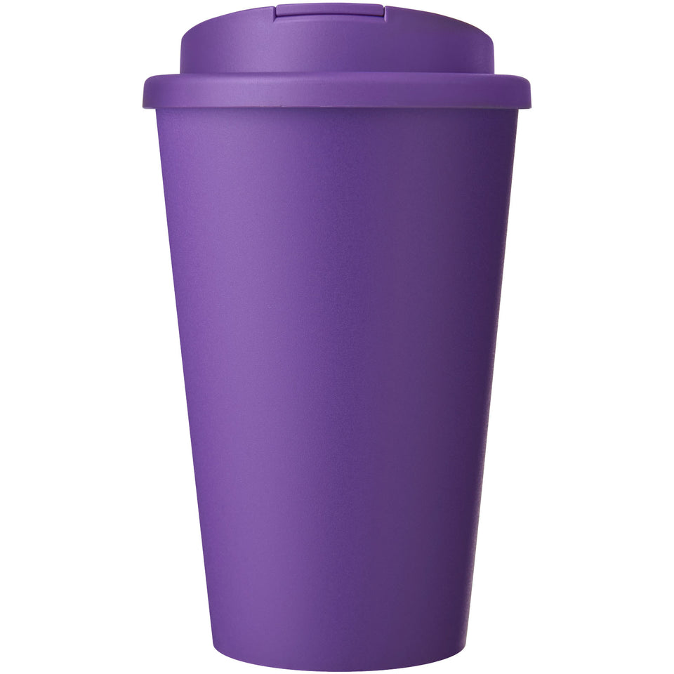 Tazza Americano® Eco da 350 ml in materiale riciclato e con coperchio ermetico personalizzato con logo - Pubblienne