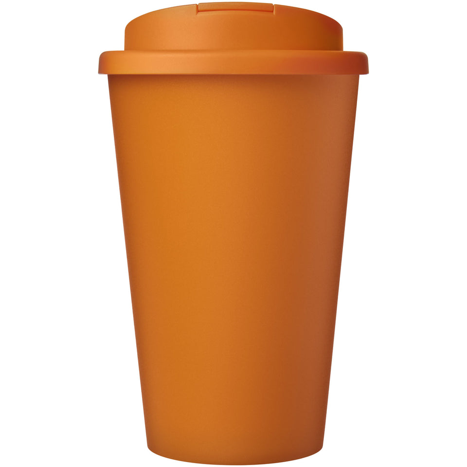 Tazza Americano® Eco da 350 ml in materiale riciclato e con coperchio ermetico personalizzato con logo - Pubblienne