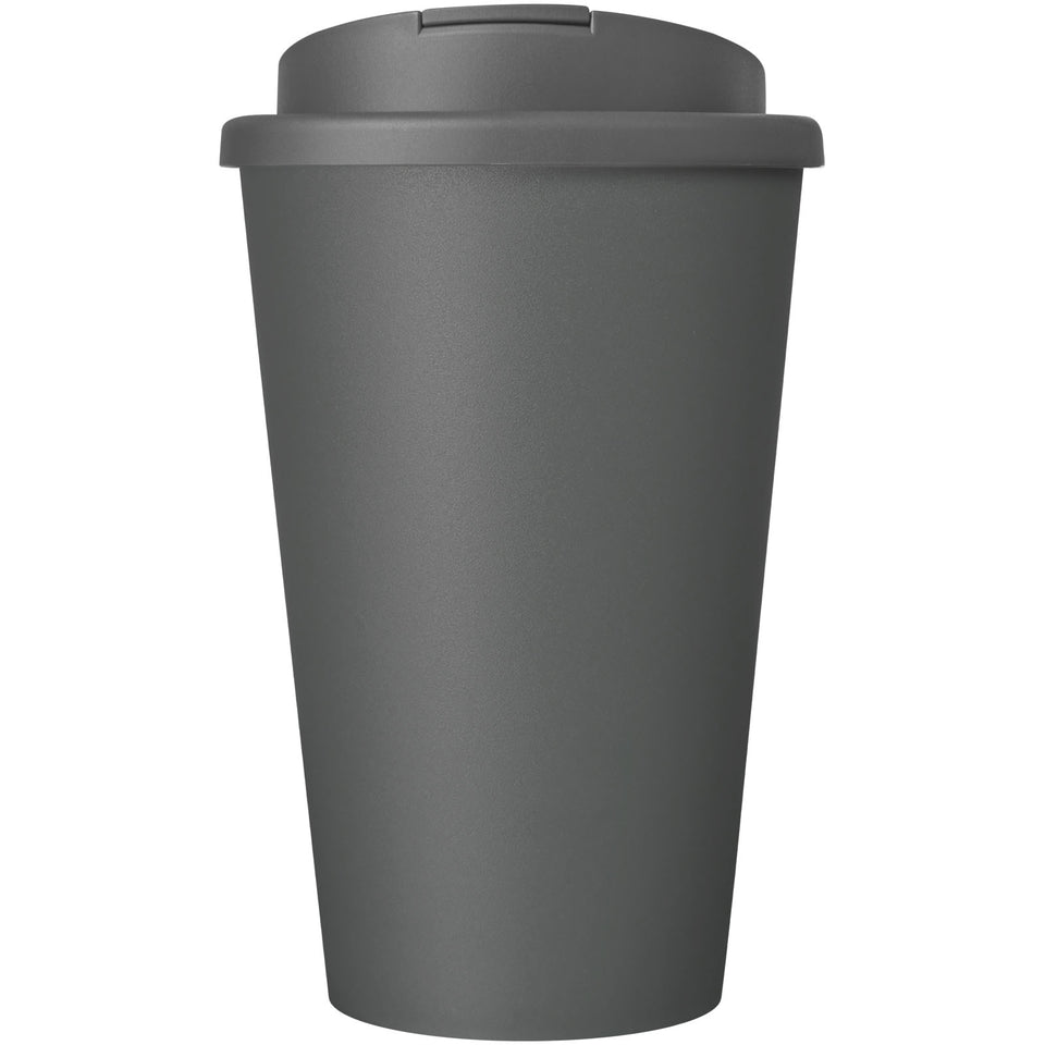 Tazza Americano® Eco da 350 ml in materiale riciclato e con coperchio ermetico personalizzato con logo - Pubblienne