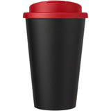 Tazza Americano® Eco da 350 ml in materiale riciclato e con coperchio ermetico personalizzato con logo - Pubblienne