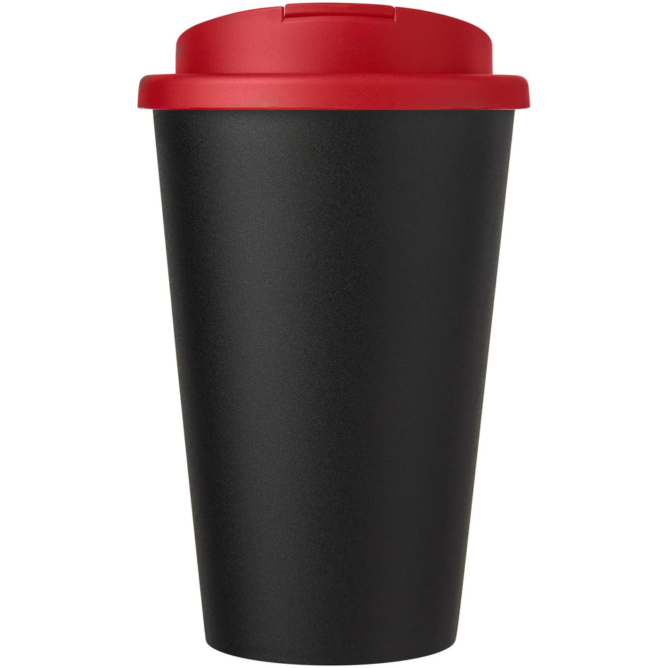 Tazza Americano® Eco da 350 ml in materiale riciclato e con coperchio ermetico personalizzato con logo - Pubblienne