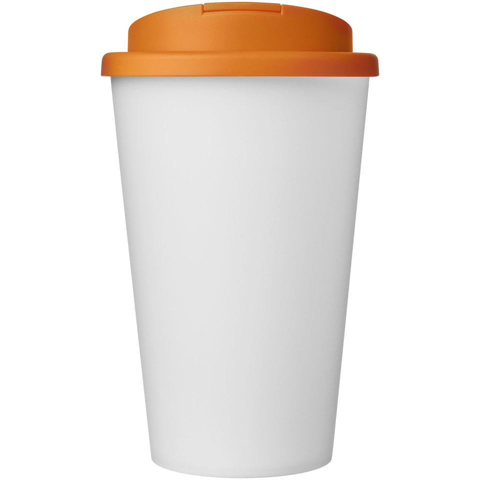 Tazza Americano® Eco da 350 ml in materiale riciclato e con coperchio ermetico personalizzato con logo - Pubblienne