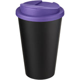 Tazza Americano® Eco da 350 ml in materiale riciclato e con coperchio ermetico personalizzato con logo - Pubblienne