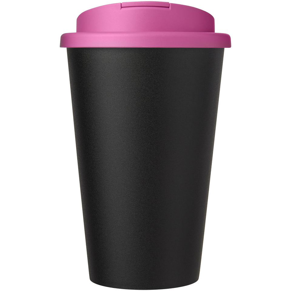 Tazza Americano® Eco da 350 ml in materiale riciclato e con coperchio ermetico personalizzato con logo - Pubblienne