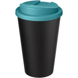 Tazza Americano® Eco da 350 ml in materiale riciclato e con coperchio ermetico personalizzato con logo - Pubblienne