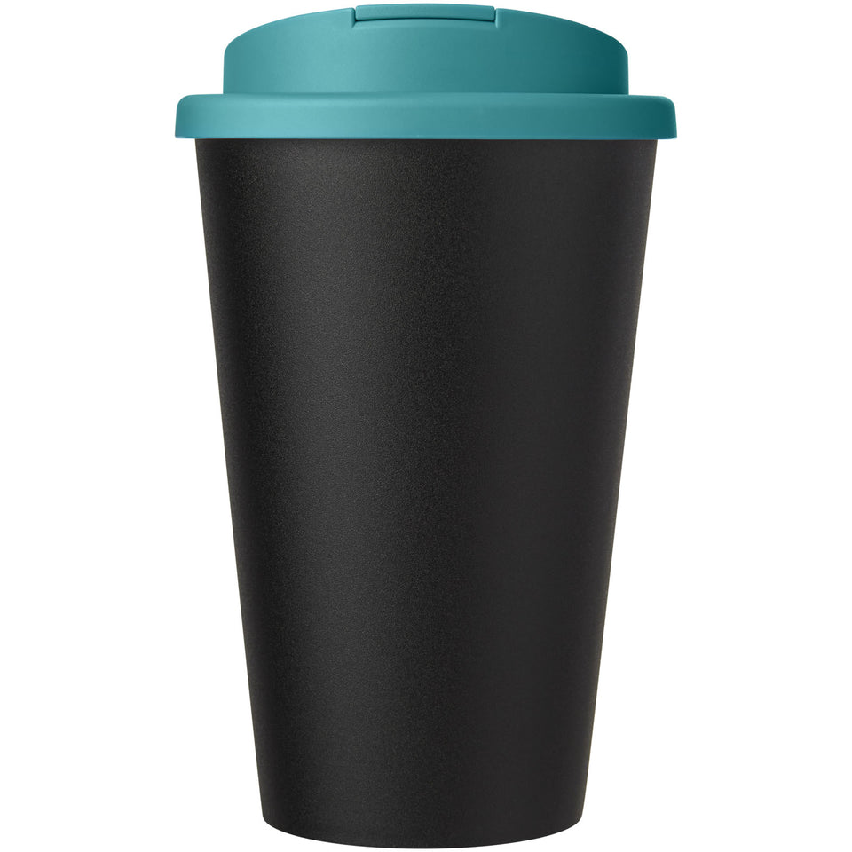 Tazza Americano® Eco da 350 ml in materiale riciclato e con coperchio ermetico personalizzato con logo - Pubblienne