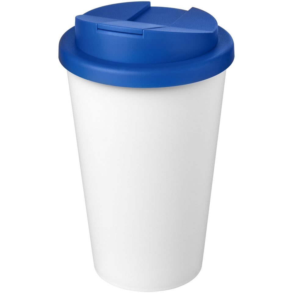 Tazza Americano® Eco da 350 ml in materiale riciclato e con coperchio ermetico personalizzato con logo - Pubblienne