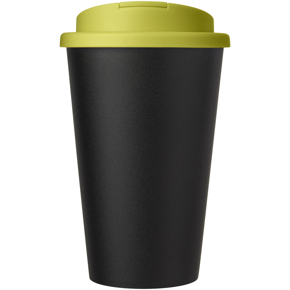 Tazza Americano® Eco da 350 ml in materiale riciclato e con coperchio ermetico personalizzato con logo - Pubblienne