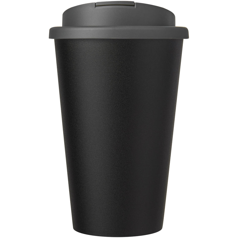 Tazza Americano® Eco da 350 ml in materiale riciclato e con coperchio ermetico personalizzato con logo - Pubblienne