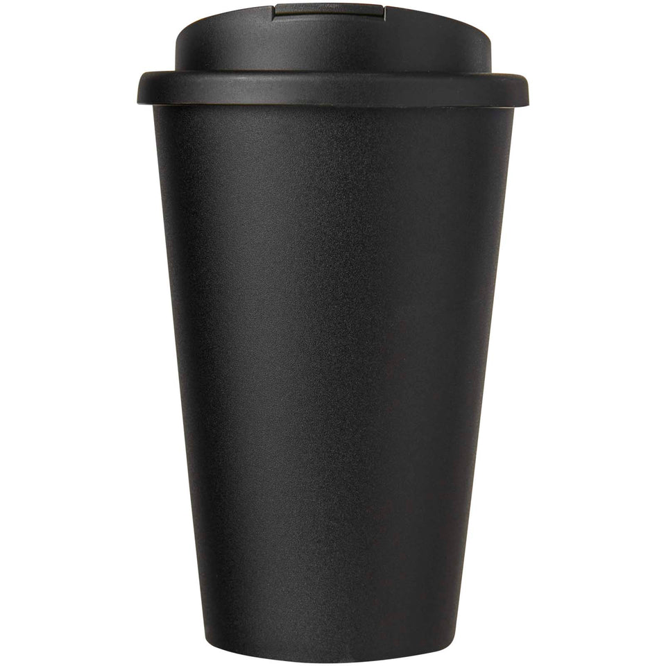 Tazza Americano® Eco da 350 ml in materiale riciclato e con coperchio ermetico personalizzato con logo - Pubblienne