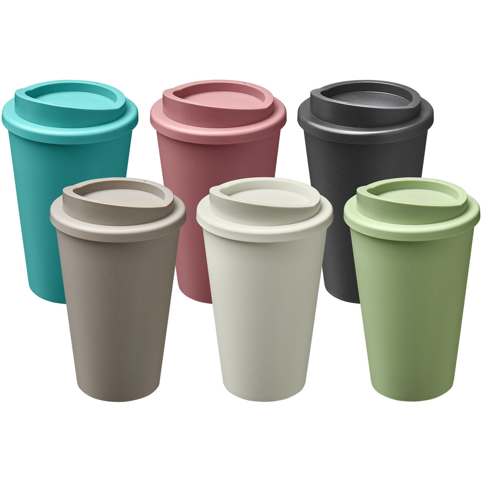 Bicchiere termico riciclato Americano®--Renew da 350 ml personalizzato con logo - Pubblienne
