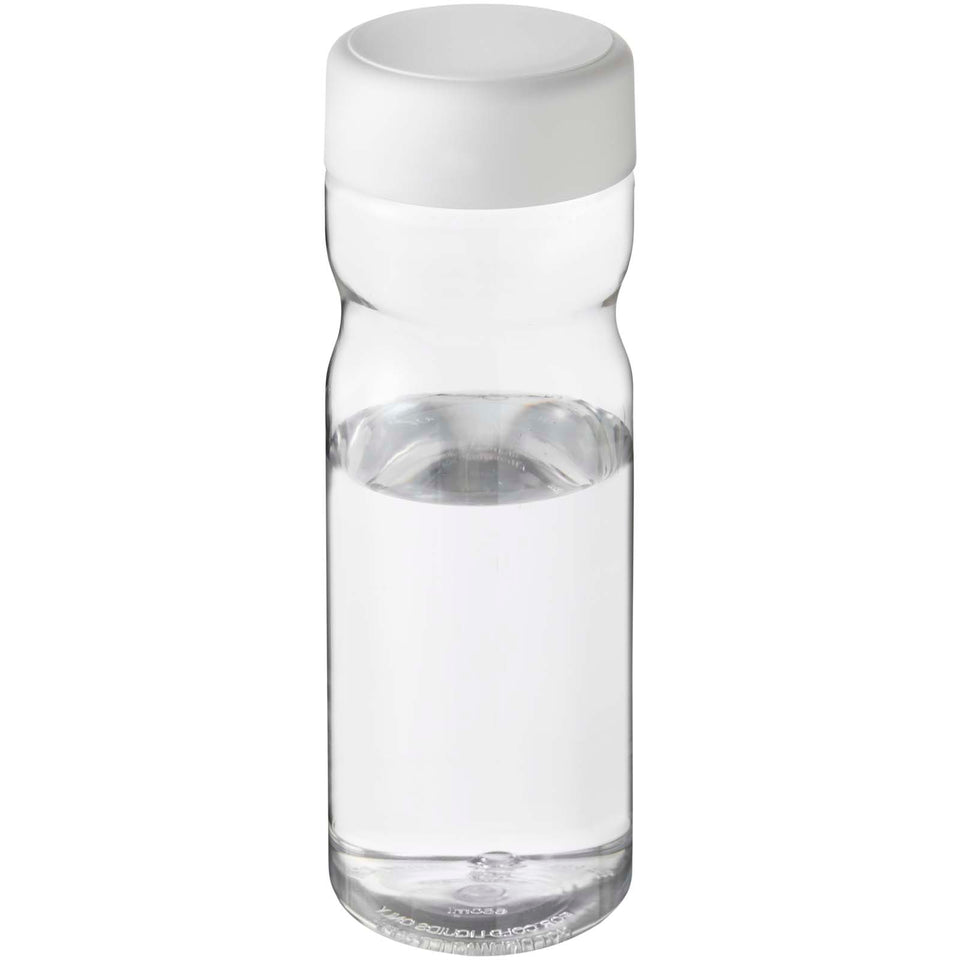 Borraccia H2O Active® Eco Base da 650 ml con tappo a vite personalizzato con logo - Pubblienne