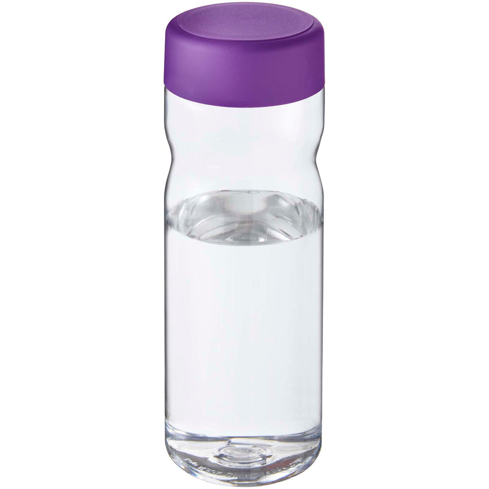 Borraccia H2O Active® Eco Base da 650 ml con tappo a vite personalizzato con logo - Pubblienne