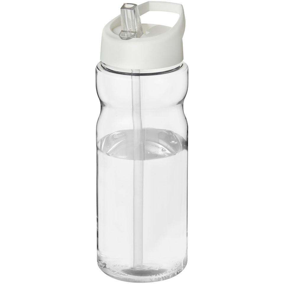 Borraccia sportiva  H2O Active® Base Tritan™ da 650 ml con coperchio con beccuccio personalizzato con logo - Pubblienne