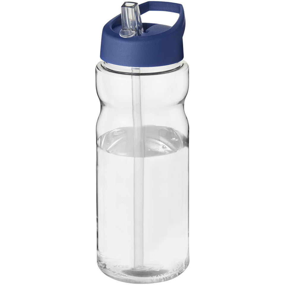 Borraccia sportiva  H2O Active® Base Tritan™ da 650 ml con coperchio con beccuccio personalizzato con logo - Pubblienne