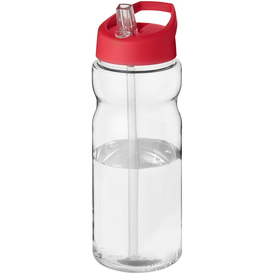 Borraccia sportiva  H2O Active® Base Tritan™ da 650 ml con coperchio con beccuccio personalizzato con logo - Pubblienne