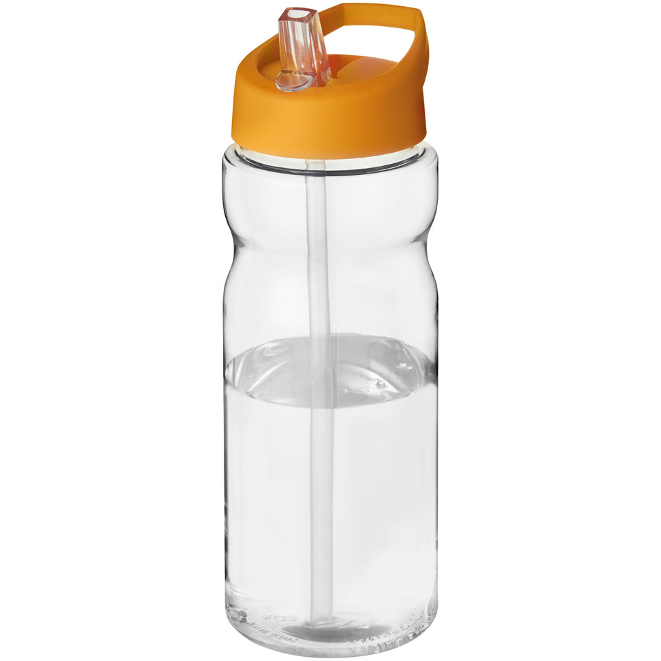 Borraccia sportiva  H2O Active® Base Tritan™ da 650 ml con coperchio con beccuccio personalizzato con logo - Pubblienne