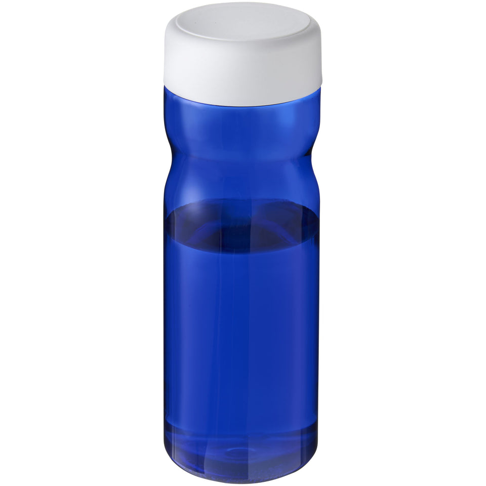Borraccia sportiva H2O Active® Base Tritan™ da 650 ml con coperchio a vite personalizzato con logo - Pubblienne
