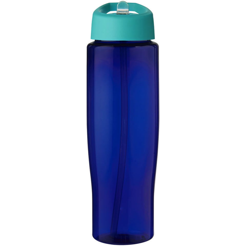 Borraccia sportiva da 700 ml con coperchio con beccuccio H2O Active® Eco Tempo personalizzato con logo - Pubblienne