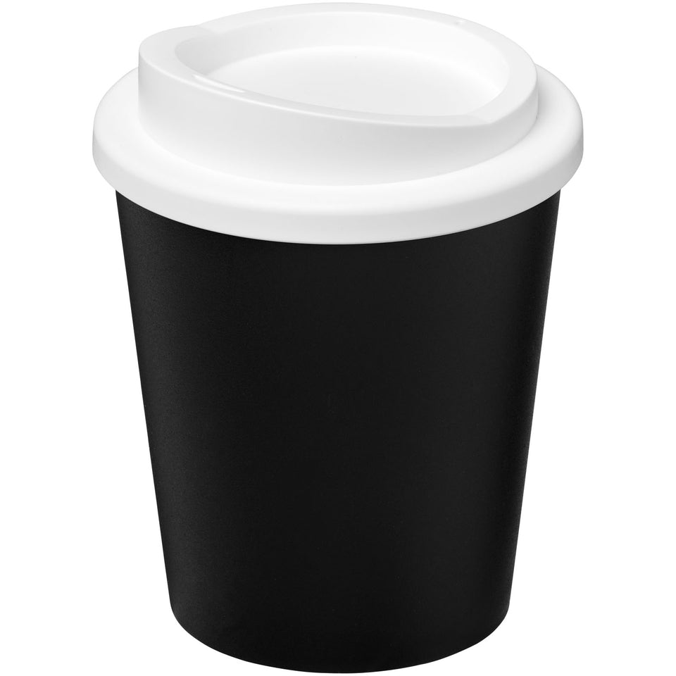 Bicchiere Americano® Espresso Eco da 250 ml in materiale riciclato personalizzato con logo - Pubblienne