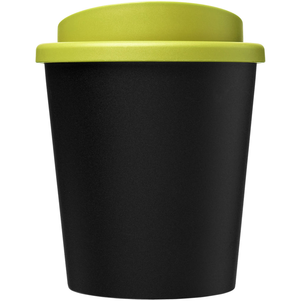 Bicchiere Americano® Espresso Eco da 250 ml in materiale riciclato personalizzato con logo - Pubblienne
