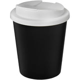 Bicchiere Americano® Espresso Eco da 250 ml in materiale riciclato con coperchio a prova di perdita personalizzato con logo - Pubblienne