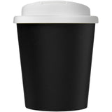 Bicchiere Americano® Espresso Eco da 250 ml in materiale riciclato con coperchio a prova di perdita personalizzato con logo - Pubblienne