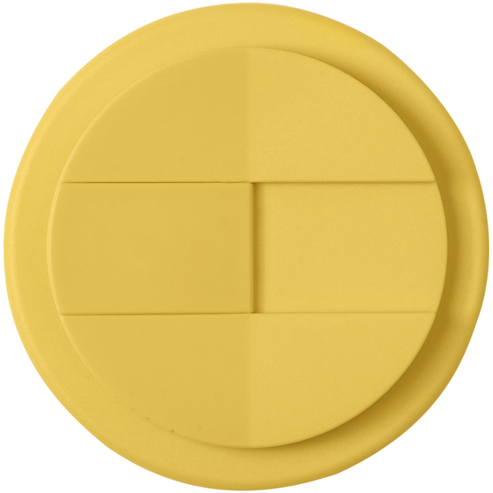 Bicchiere Americano® Espresso Eco da 250 ml in materiale riciclato con coperchio a prova di perdita personalizzato con logo - Pubblienne