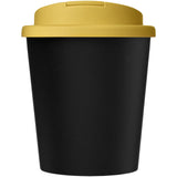 Bicchiere Americano® Espresso Eco da 250 ml in materiale riciclato con coperchio a prova di perdita personalizzato con logo - Pubblienne