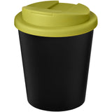 Bicchiere Americano® Espresso Eco da 250 ml in materiale riciclato con coperchio a prova di perdita personalizzato con logo - Pubblienne