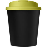 Bicchiere Americano® Espresso Eco da 250 ml in materiale riciclato con coperchio a prova di perdita personalizzato con logo - Pubblienne