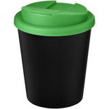 Bicchiere Americano® Espresso Eco da 250 ml in materiale riciclato con coperchio a prova di perdita personalizzato con logo - Pubblienne