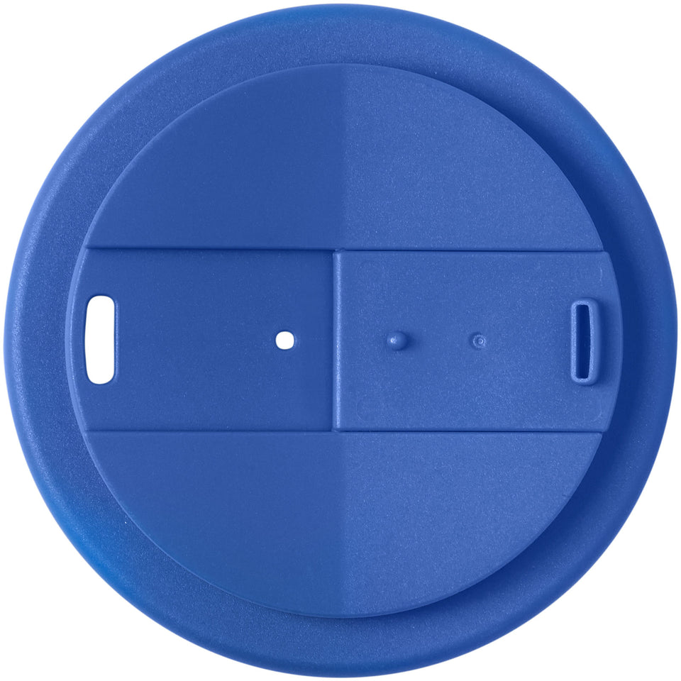 Bicchiere Americano® Espresso Eco da 250 ml in materiale riciclato con coperchio a prova di perdita personalizzato con logo - Pubblienne