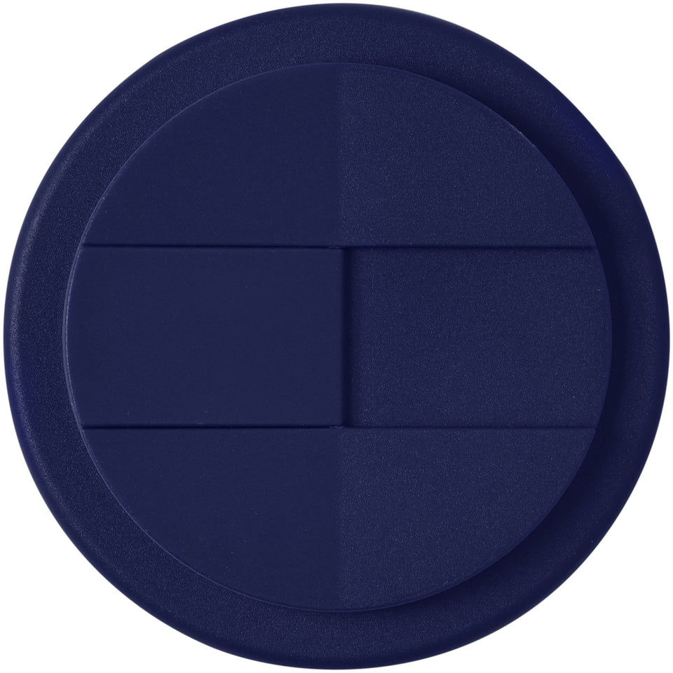 Bicchiere Americano® Espresso Eco da 250 ml in materiale riciclato con coperchio a prova di perdita personalizzato con logo - Pubblienne