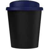 Bicchiere Americano® Espresso Eco da 250 ml in materiale riciclato con coperchio a prova di perdita personalizzato con logo - Pubblienne