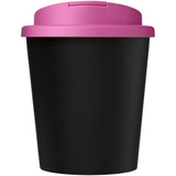 Bicchiere Americano® Espresso Eco da 250 ml in materiale riciclato con coperchio a prova di perdita personalizzato con logo - Pubblienne