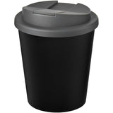 Bicchiere Americano® Espresso Eco da 250 ml in materiale riciclato con coperchio a prova di perdita personalizzato con logo - Pubblienne