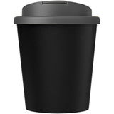 Bicchiere Americano® Espresso Eco da 250 ml in materiale riciclato con coperchio a prova di perdita personalizzato con logo - Pubblienne