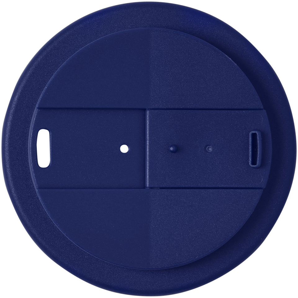 Bicchiere Americano® Espresso Eco da 250 ml in materiale riciclato con coperchio a prova di perdita personalizzato con logo - Pubblienne