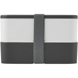 Portavivande a doppio strato MIYO da 700 + 700 ml personalizzato con logo - Pubblienne