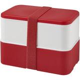 Portavivande a doppio strato MIYO da 700 + 700 ml personalizzato con logo - Pubblienne
