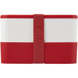 Portavivande a doppio strato MIYO da 700 + 700 ml personalizzato con logo - Pubblienne