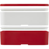 Portavivande a doppio strato MIYO da 700 + 700 ml personalizzato con logo - Pubblienne