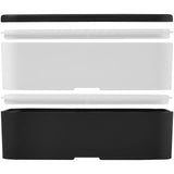 Portavivande a doppio strato MIYO da 700 + 700 ml personalizzato con logo - Pubblienne