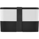 Portavivande a doppio strato MIYO da 700 + 700 ml personalizzato con logo - Pubblienne