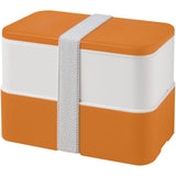 Portavivande a doppio strato MIYO da 700 + 700 ml personalizzato con logo - Pubblienne